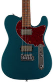 Suhr Select Classic T HH Guitar, Roasted Flamed Neck, Ocean Turquoise Metallic