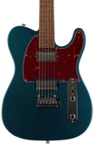 Suhr Select Classic T HH Guitar, Roasted Flamed Neck, Ocean Turquoise Metallic