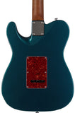 Suhr Select Classic T HH Guitar, Roasted Flamed Neck, Ocean Turquoise Metallic, Rosewood