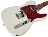 Suhr Select Classic T Roasted, Flamed, Swamp Ash, Olympic White