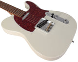 Suhr Select Classic T Roasted, Flamed, Swamp Ash, Olympic White