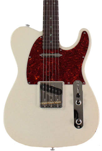 Suhr Select Classic T Roasted, Flamed, Swamp Ash, Olympic White, Rosewood