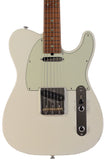 Suhr Select Classic T Roasted, Flamed, Swamp Ash, Olympic White, Aged Green - Humbucker Music