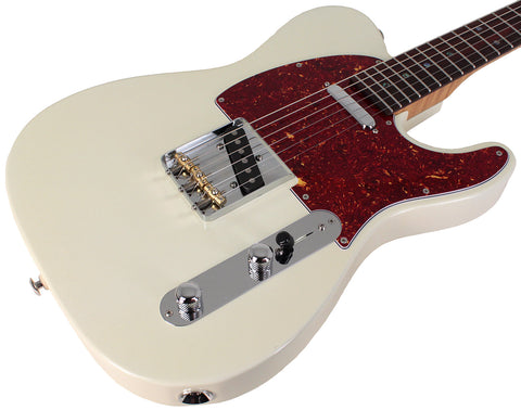 Suhr Select Classic T Roasted, Flamed, Swamp Ash, Olympic White, Rosewood