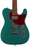 Suhr Select Classic T HH Guitar, Roasted Flamed Neck, Sherwood Green Metallic