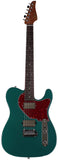 Suhr Select Classic T HH Guitar, Roasted Flamed Neck, Sherwood Green Metallic, Rosewood