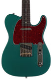 Suhr Select Classic T Roasted, Flamed, Swamp Ash, Sherwood Green Metallic, Rosewood