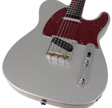 Suhr Select Classic T Roasted, Flamed, Swamp Ash, Firemist Silver Metallic, Rosewood