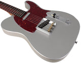 Suhr Select Classic T Roasted, Flamed, Swamp Ash, Firemist Silver Metallic, Rosewood