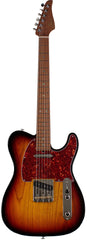 Suhr Select Classic T Roasted, Flamed, Swamp Ash, 3-Tone Burst, Hardshell