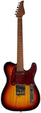 Suhr Select Classic T Roasted, Flamed, Swamp Ash, 3-Tone Burst