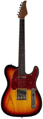 Suhr Select Classic T Roasted, Flamed, Swamp Ash, 3-Tone Burst, Rosewood