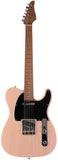 Suhr Select Classic T Roasted, Flamed, Swamp Ash, Trans Shell Pink