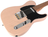 Suhr Select Classic T Roasted, Flamed, Swamp Ash, Trans Shell Pink