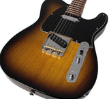 Suhr Select Classic T Roasted, Flamed, Swamp Ash, 2-Tone Tobacco Burst
