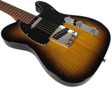 Suhr Select Classic T Roasted, Flamed, Swamp Ash, 2-Tone Tobacco Burst