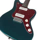 Suhr Select Classic JM Guitar, Roasted Neck, Ocean Turquoise Metallic