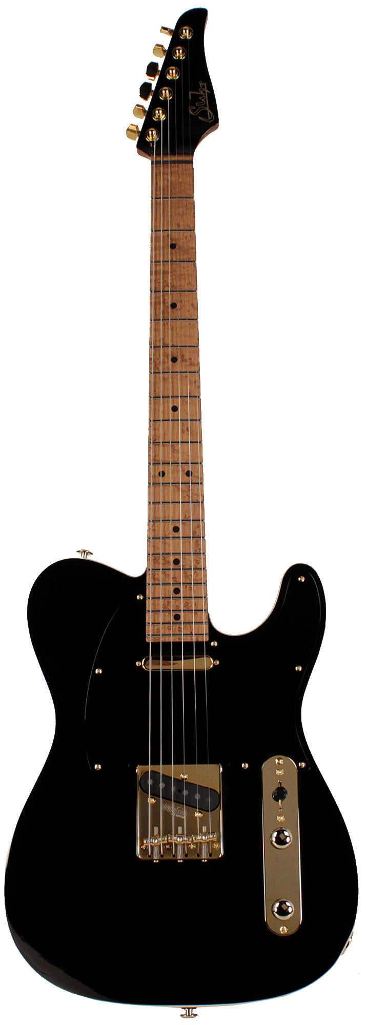 Suhr Mateus Asato Signature Classic T Guitar, Black | Humbucker Music