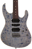 Suhr Modern Plus Guitar, Trans Blue Denim Slate, Pau Ferro, HSH