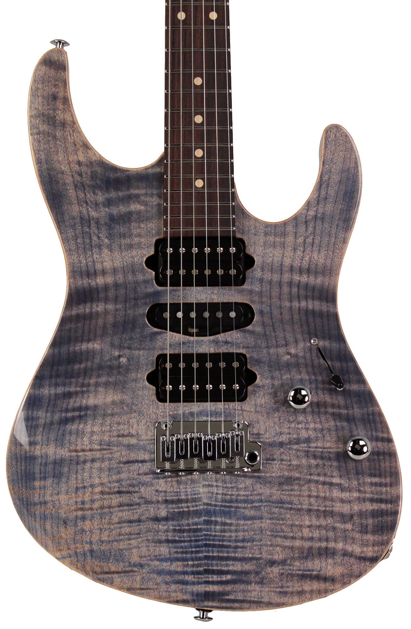 Suhr Modern Plus - Trans Blue Denim Slate - Eddie's Guitars