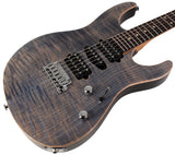 Suhr Modern Plus Guitar, Trans Blue Denim Slate, Pau Ferro, HSH