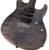 Suhr Modern Plus Guitar, Trans Blue Denim Slate, Pau Ferro, HSH