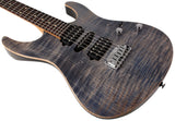 Suhr Modern Plus Guitar, Trans Blue Denim Slate, Pau Ferro, HSH