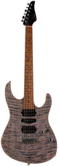 Suhr Modern Plus Guitar, Trans Blue Denim Slate, Roasted Maple, HSH