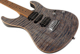 Suhr Modern Plus Guitar, Trans Blue Denim Slate, Roasted Maple, HSH