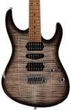 Suhr Modern Plus Guitar, Charcoal Burst, Roasted Maple, HSH