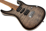 Suhr Modern Plus Guitar, Charcoal Burst, Roasted Maple, HSH