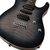 Suhr Modern Plus Guitar, Trans Whale Blue Burst, Pau Ferro, HSH