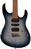 Suhr Modern Plus Guitar, Trans Whale Blue Burst, Roasted Maple, HSH