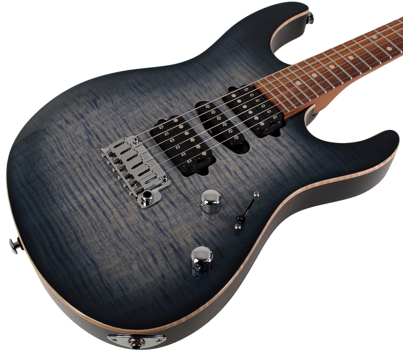 ギター suhr modern Suhr Modern Plus Guitar, Trans Whale Blue Burst, Pau Ferro, HSH