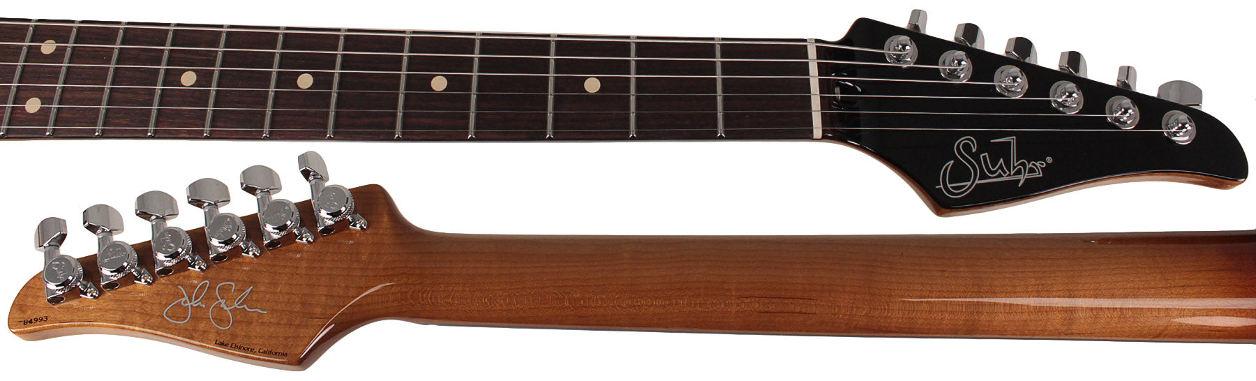 Suhr Modern Set Neck Limited Guitar, Premium Quilt Maple, Blue