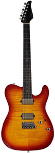 Suhr Select Modern T Mahogany Guitar, Aged Cherry Burst