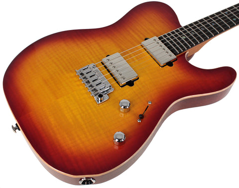 Suhr Select Modern T Mahogany Guitar, Aged Cherry Burst