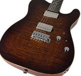 Suhr Select Modern T Mahogany Guitar, Bengal Burst - Humbucker Music