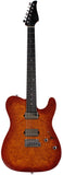 Suhr Select Modern T Mahogany Guitar, Honey Burst Burl