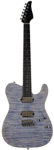 Suhr Select Modern T Mahogany Guitar, Trans Blue Denim Slate