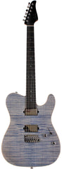 Suhr Select Modern T Mahogany Guitar, Trans Blue Denim Slate