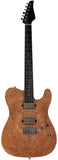 Suhr Select Modern T Mahogany Guitar, Natural Burl