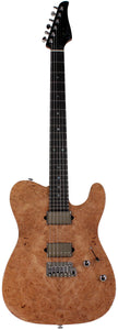 Suhr Select Modern T Mahogany Guitar, Natural Burl
