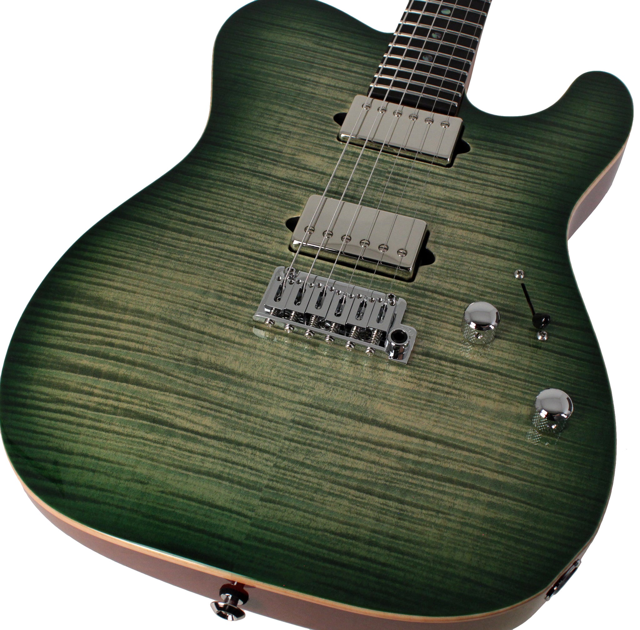 HC-2 Heartfelt Sugar Hollow 10点セット　未使用 Suhr Select Modern T Mahogany Guitar, Faded Trans Green Burst