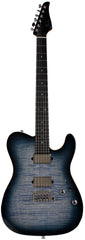 Suhr Modern T Select Guitar, Faded Trans Whale Blue Burst