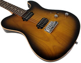 Suhr Oso Guitar, 2-Tone Tobacco Burst - Humbucker Music