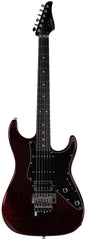 Suhr Pete Thorn Signature Custom HSS Guitar, FU-Tone Floyd, Red Sparkle