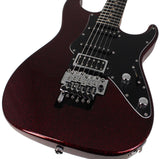 Suhr Pete Thorn Signature Custom HSS Guitar, FU-Tone Floyd, Red Sparkle