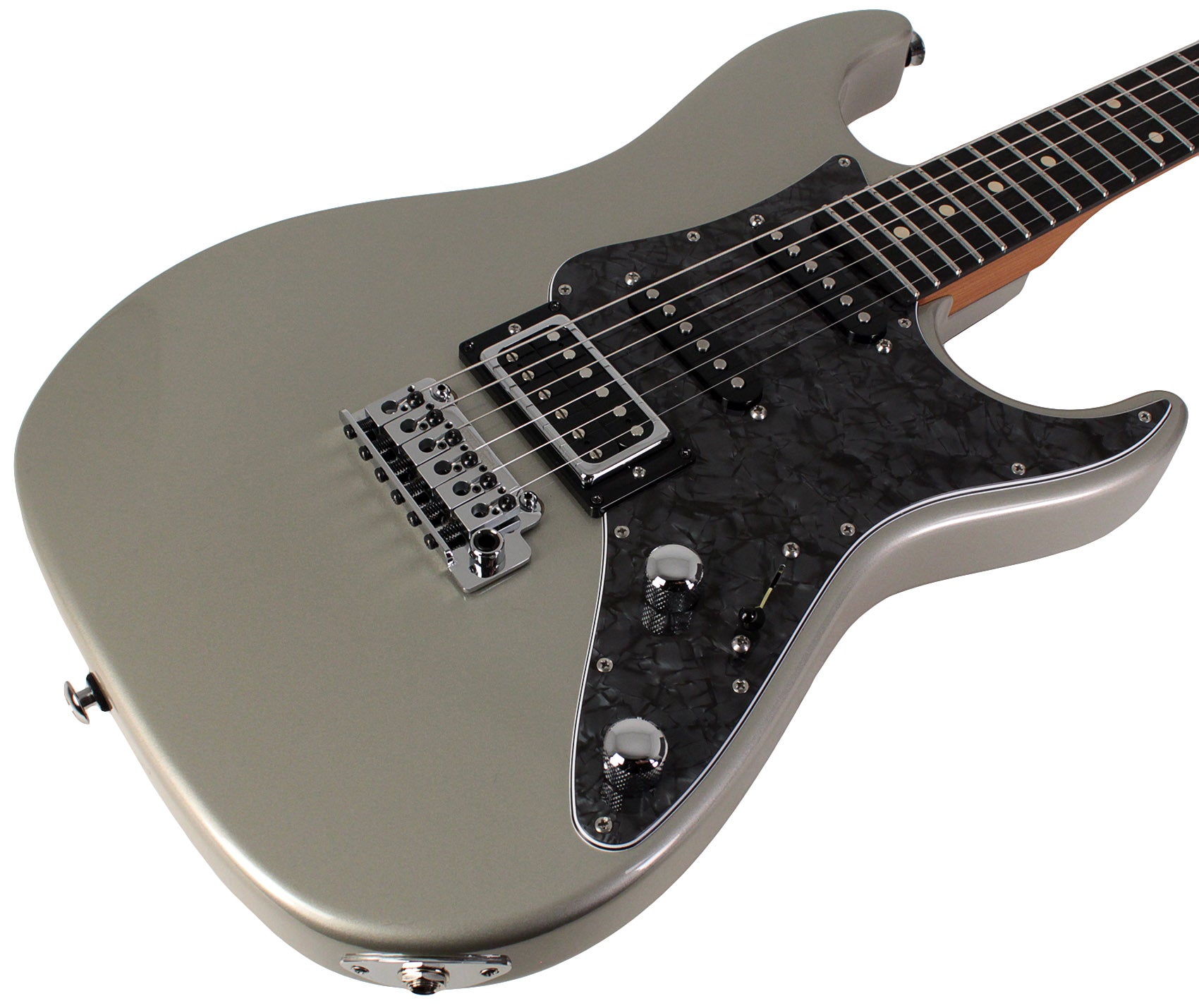 Suhr Pete Thorn Signature Standard HSS Guitar, Inca Silver