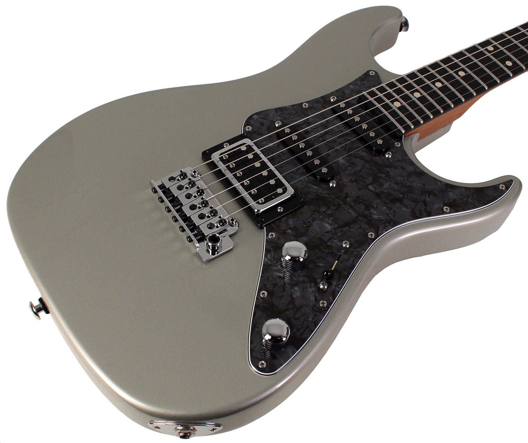 Suhr Pete Thorn Signature Standard HSS Guitar, Inca Silver